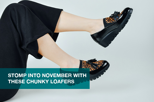 Stomp into November with these Chunky Loafers