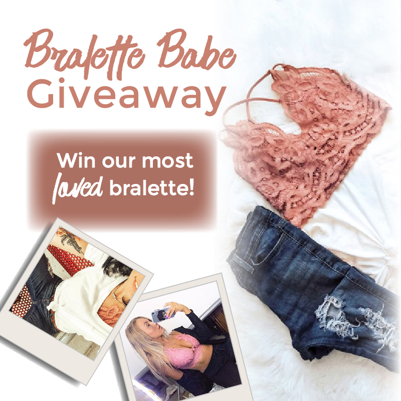 Bralette Babe Giveaway